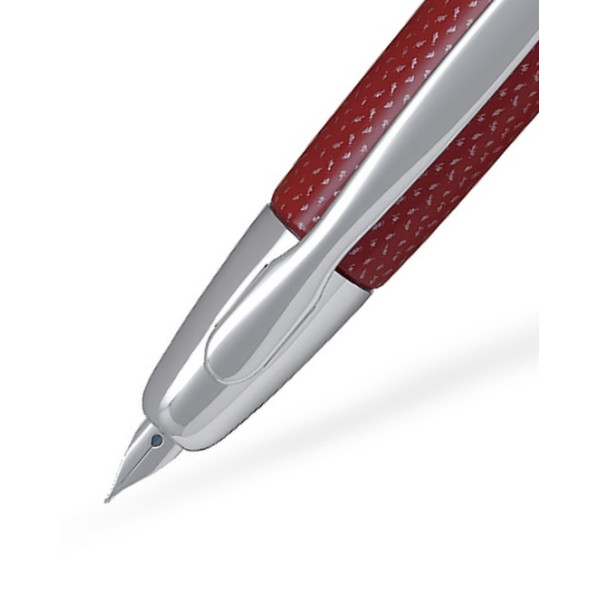 Stylo plume rétractable Pilot Capless Rhodié Graphite Rouge