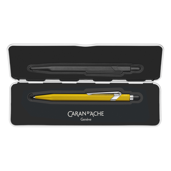 Stylo bille Caran d'Ache 849 - Colormat-X Line Jaune