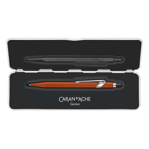 Stylo bille Caran d'Ache 849 - Colormat-X Line Orange