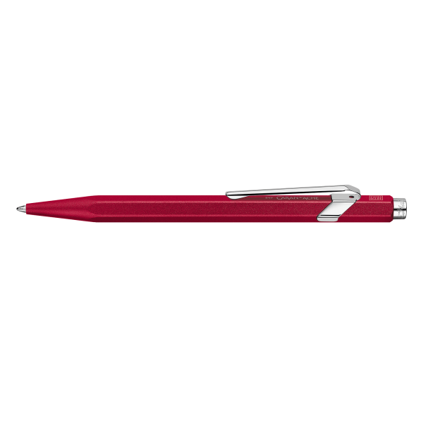 Stylo bille Caran d'Ache 849 - Colormat-X Line Rouge