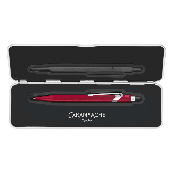 Stylo bille Caran d'Ache 849 - Colormat-X Line Rouge