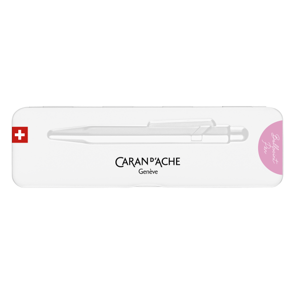 Stylo bille Caran d'Ache 849 - Colormat-X Line Rose