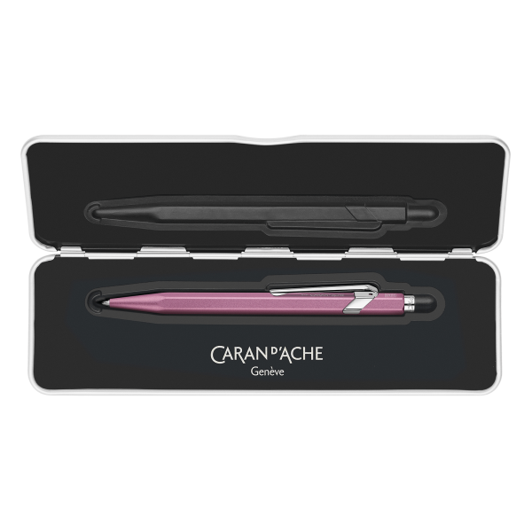 Stylo bille Caran d'Ache 849 - Colormat-X Line Rose