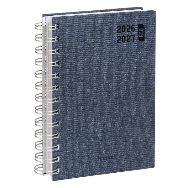 Agenda journalier 12x17cm spiralé Brepols Recycled Paper