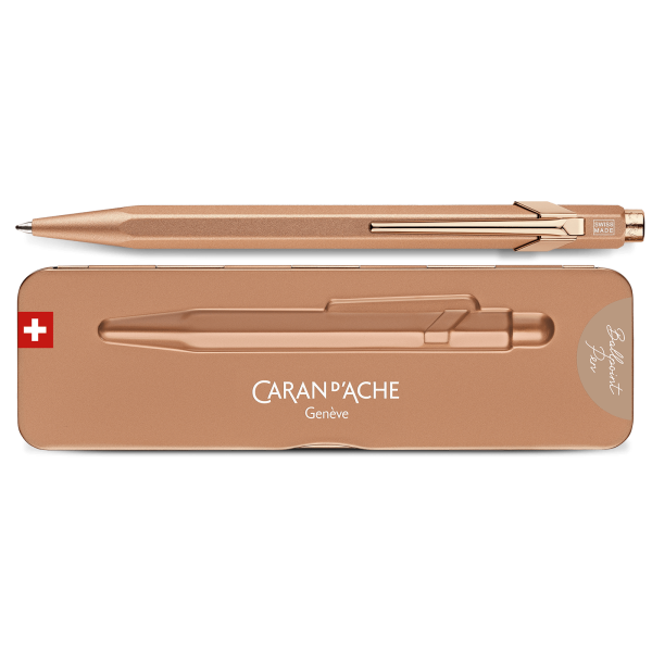 Stylo bille Caran d'Ache 849 - Premium Line Brut Rosé