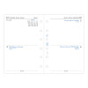 Recharge organiseur 2jours/page Filofax Pocket