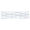 Recharge organiseur planning annuel vertical Filofax Pocket