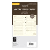 Recharge organiseur semainier Filofax Personal Cotton Cream