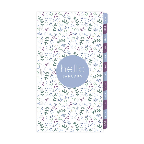 Recharge organiseur semainier Filofax Personal Garden