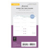 Recharge organiseur semainier Filofax Personal Garden