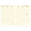 Recharge organiseur semainier Filofax A5 Cotton Cream
