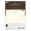 Recharge organiseur semainier Filofax A5 Cotton Cream