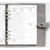 Recharge organiseur semainier multilingue Filofax A5
