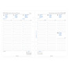 Recharge organiseur semainier multilingue Filofax A5