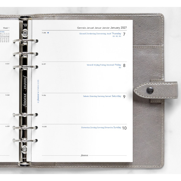 Recharge organiseur semainier Filofax A5