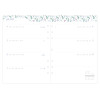 Recharge organiseur semainier Filofax A5 Garden