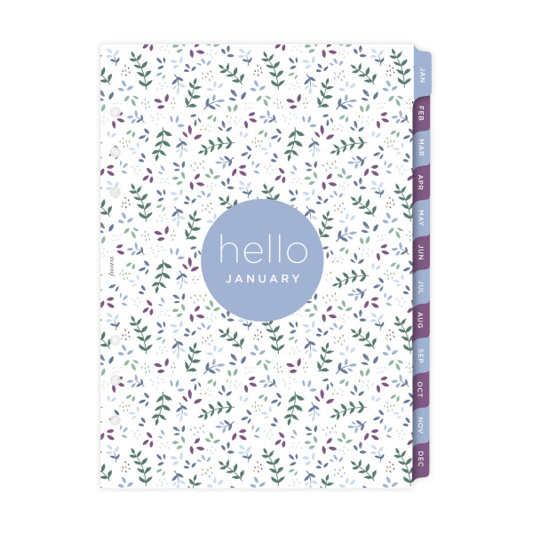 Recharge organiseur semainier Filofax A5 Garden