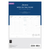 Recharge organiseur semainier Filofax Deskfax