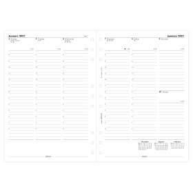 Recharge organiseur semainier Filofax Deskfax