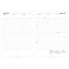 Recharge organiseur semainier Filofax Deskfax
