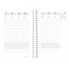 Recharge agenda semainier 10x15cm spiralé Quo Vadis Time&Life Pocket