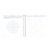 Recharge agenda semainier 16x16cm spiralé Quo Vadis Time&Life Medium