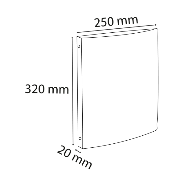 Classeur souple personnalisable dos 20mm A4 Exacompta Kreacover Pastel