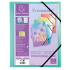 Chemise à élastiques 3 rabats personnalisable Exacompta Kreacover Pastel