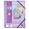 Chemise à élastiques 3 rabats personnalisable Exacompta Kreacover Pastel