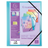 Chemise à élastiques 3 rabats personnalisable Exacompta Kreacover Pastel