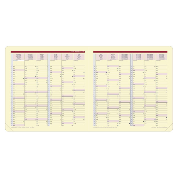Agenda semainier 16x16cm Quo Vadis Executif Prestige Silk