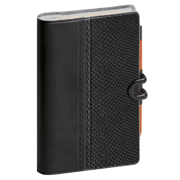Agenda semainier 7,5x11,5cm Exacompta Duo Kaa avec fermoir et crayon