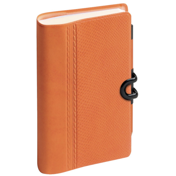 Agenda semainier 7,5x11,5cm Exacompta Duo Kaa avec fermoir et crayon