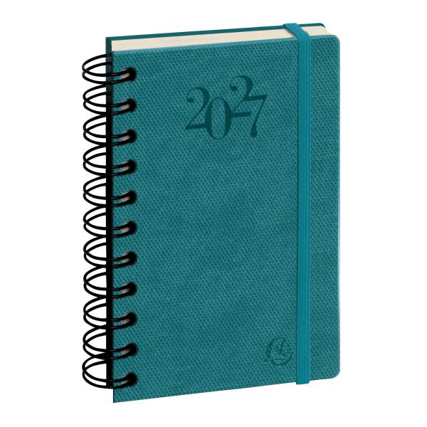 Agenda semainier 9x13cm spiralé Exacompta Eurotime 13S Swan