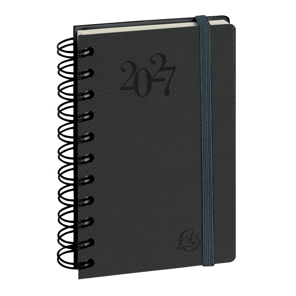Agenda journalier 9x14,6cm spirale Exacompta Journal 15S Swan