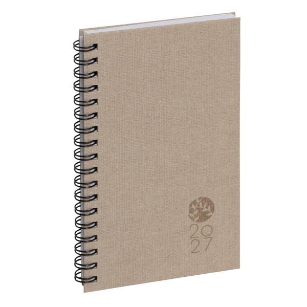 Agenda Semainier recyclé 9x16cm spiralé Exacompta Eurotime 16S Forever