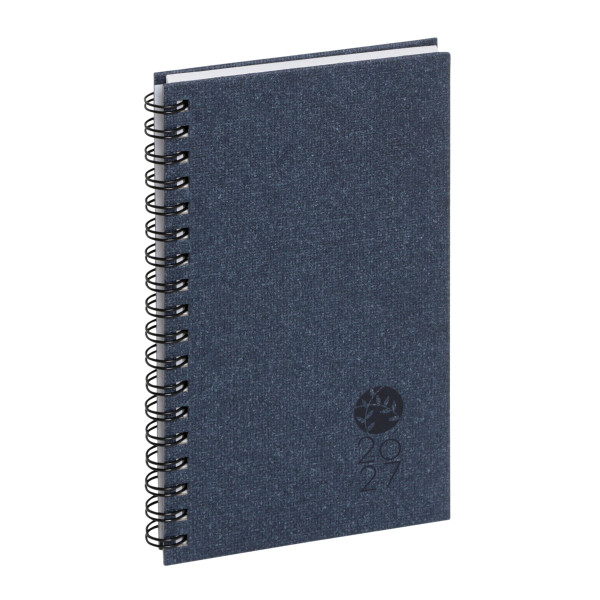 Agenda Semainier recyclé 9x16cm spiralé Exacompta Eurotime 16S Forever