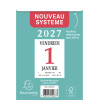Calendrier à effeuiller 9,8x13,4cm Exacompta