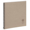 Agenda Semainier recyclé 18,5x22,5cm spiralé Exacompta Eurotime 22S Forever