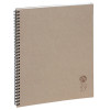 Agenda Semainier recyclé 21x27cm spiralé Exacompta Eurotime 27S Forever