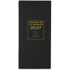 Agenda 2pages/jour 16x34cm Exacompta Banquier Long Euros et cents