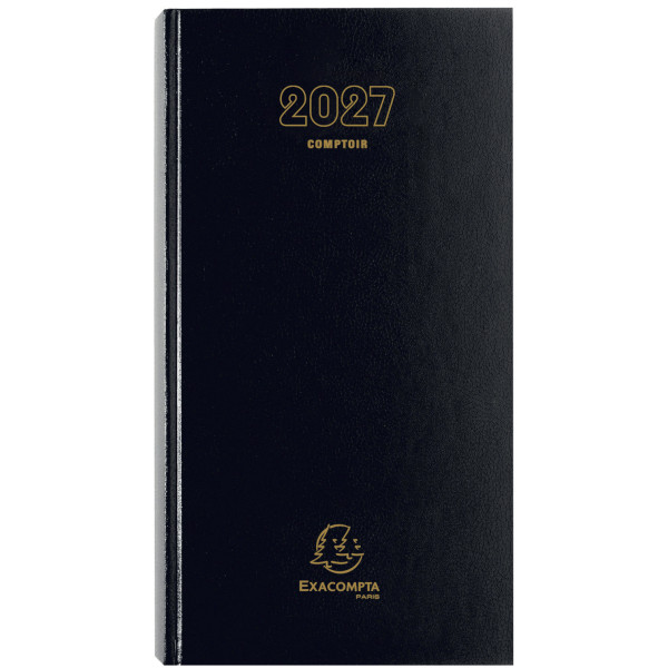 Agenda journalier 15x27cm Exacompta Comptoir Euros et cents