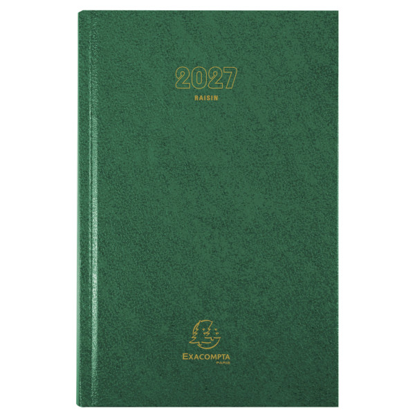 Agenda journalier 16,5x24,5cm Exacompta Raisin