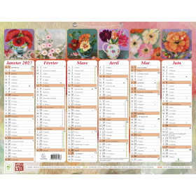 Calendrier 43x33,5cm Exacompta Sophie Adde