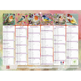Calendrier 29,5x22cm Exacompta Sophie Adde