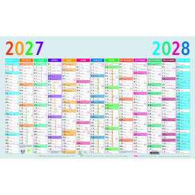 Calendrier 65x40,5cm Exacompta Multicolore