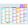 Calendrier 43x33,5cm Exacompta Multicolore
