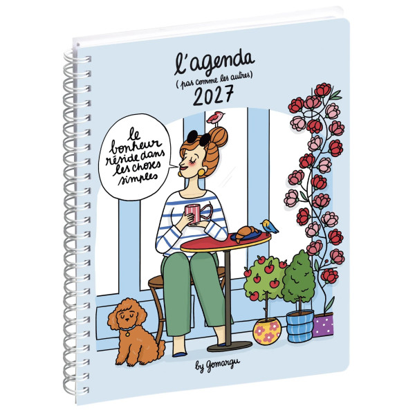 Agenda Semainier 15x21cm Spiralé Exacompta Gomargu 21S