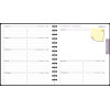 Agenda semainier 15x17cm spiralé Exacompta Lady 18S Alysse