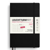 Agenda Mensuel & Carnet 12,5x19cm souple anglais Leuchtturm1917